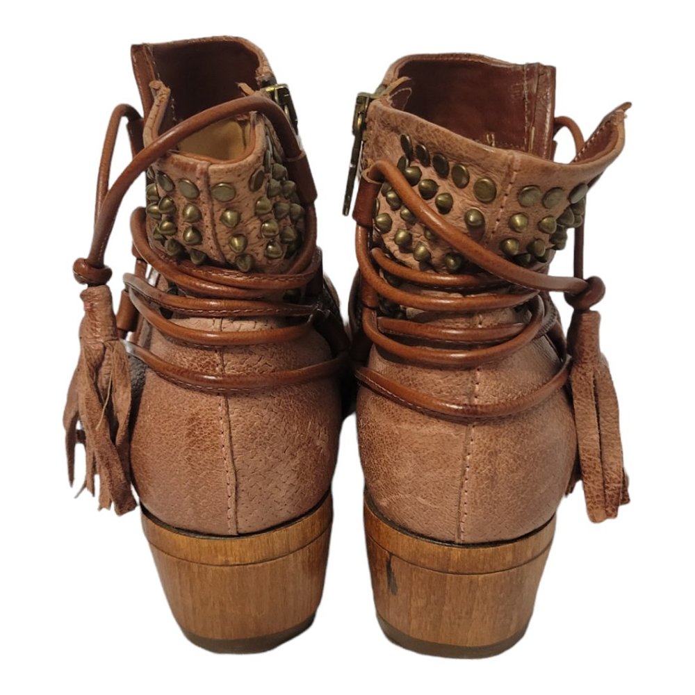 A.S.98 Bootie Peachy Tan Size 37 - Picture 5 of 11